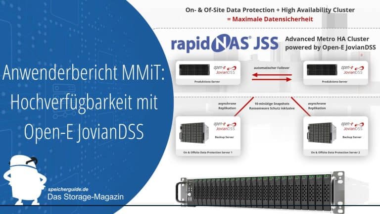 Digitale Infrastruktur aus dem Rechenzentrum mit Open-E JovianDSS 1 Digitale Infrastruktur aus dem Rechenzentrum mit Open-E JovianDSS