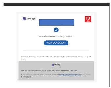 Adobe InDesign Phishing