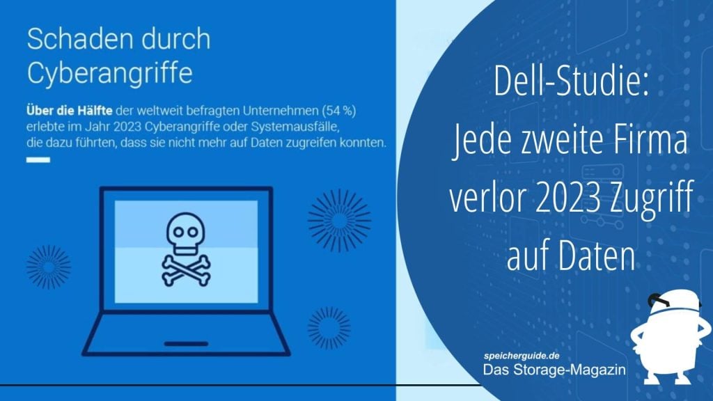 Dell-Studie: Jede zweite Firma verlor 2023 Zugriff auf Daten