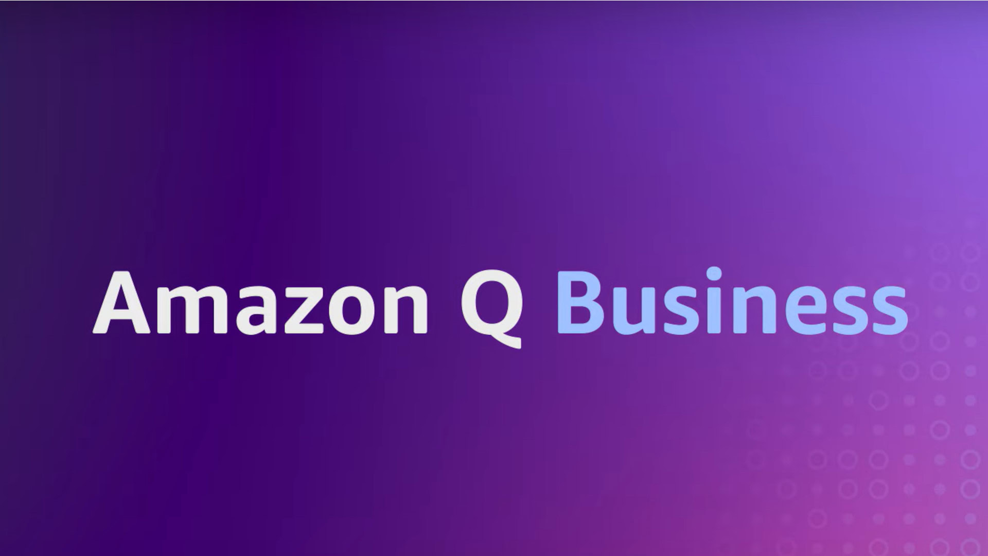 AWS baut KIService mit Amazon Q aus