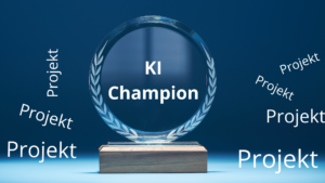 Lorbeerkranz: KI-Champion im Projektmanagement