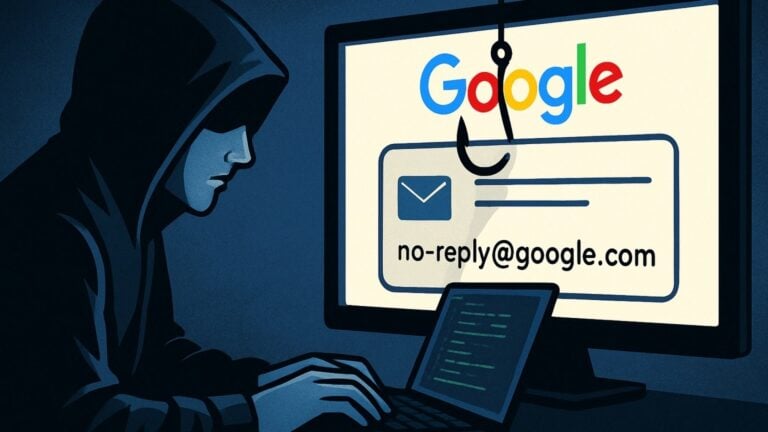 Google, google phishing, Phishing, no-reply@google.com, Mail