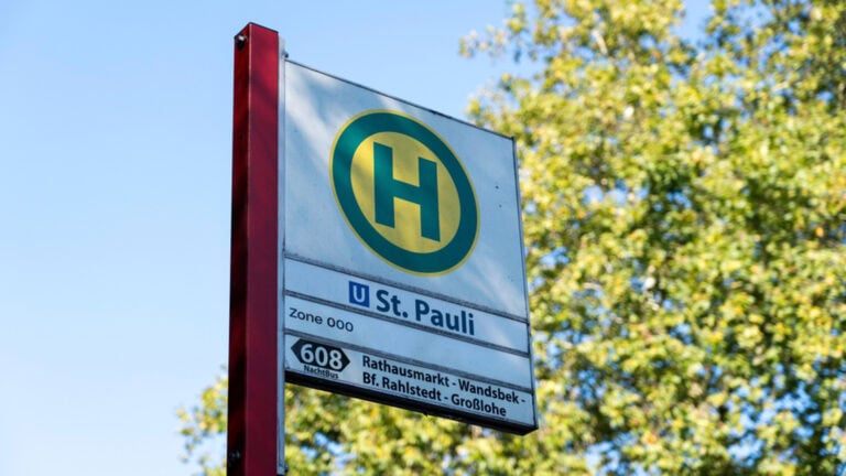 HVV, Hamburg, St. Pauli, Bus, Bushaltestelle