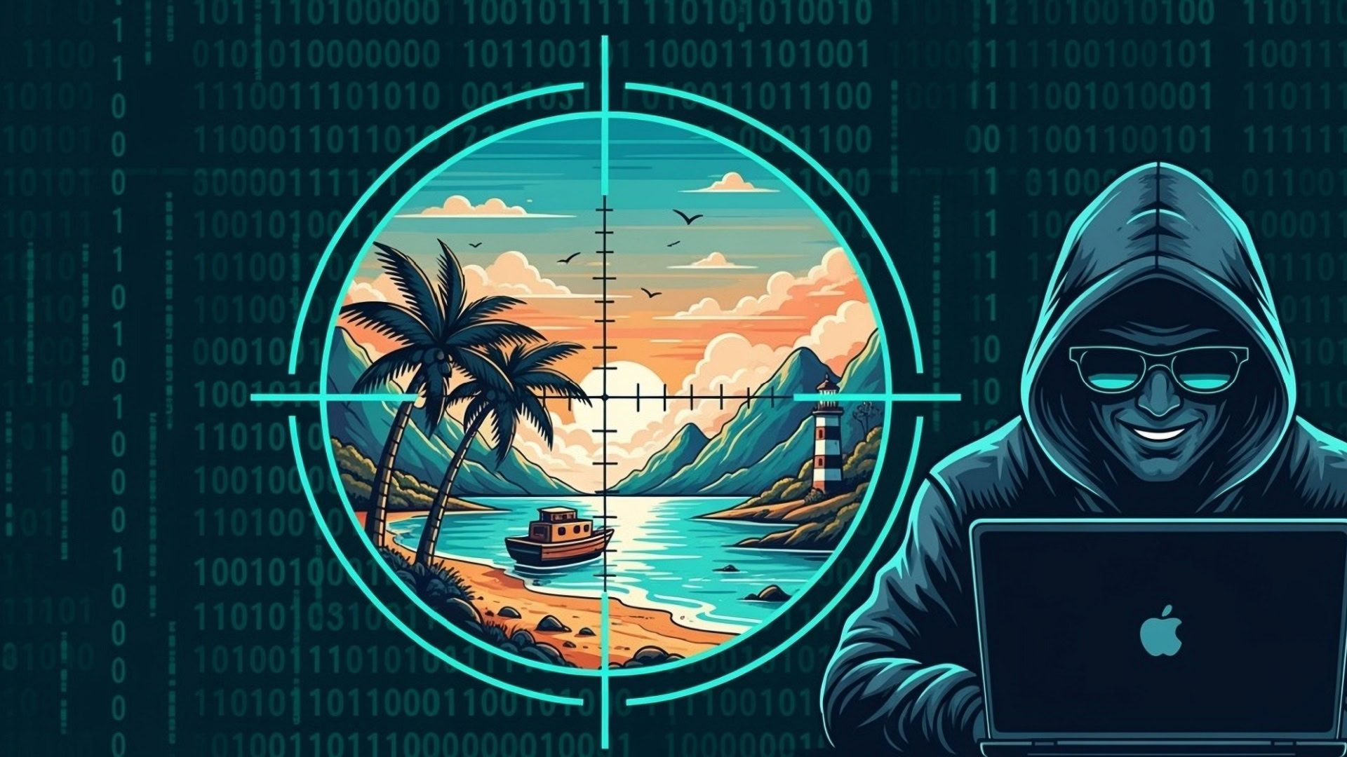 Hacker, Cybersicherheit auf Reisen, Schutz vor Hacker im Urlaub, Reisetipps für Datenschutz, Reisen, Urlaub
