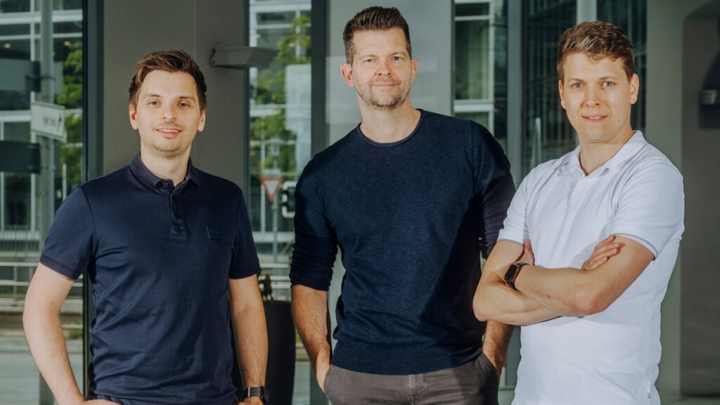 Das Cognigy-Gründerteam, v.l.n.r.: Benjamin Mayr (VP of Engineering), Philipp Heltewig (CEO), Sascha Poggemann (COO)