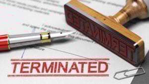 Contract terminated