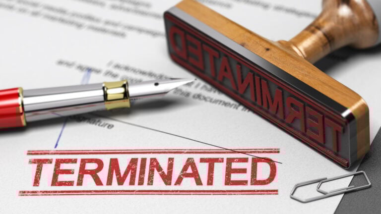Contract terminated