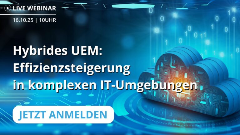 Hybrides UEM: Effizienzsteigerung in komplexen IT-Umgebungen 1 1920x1080px