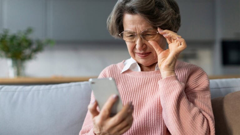 Frau, Handy, Smartphone