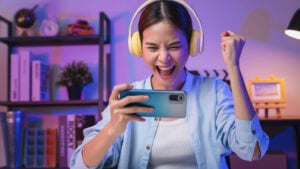 Gaming-Frau