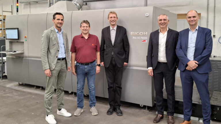 Schorsch & Co. setzt auf Ricohs High-Speed-Inkjet-Technologie 2 Ricoh Pro VC70000