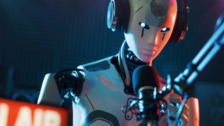 KI macht Podcastern das Leben schwer 6 Roboter, KI, Podcast