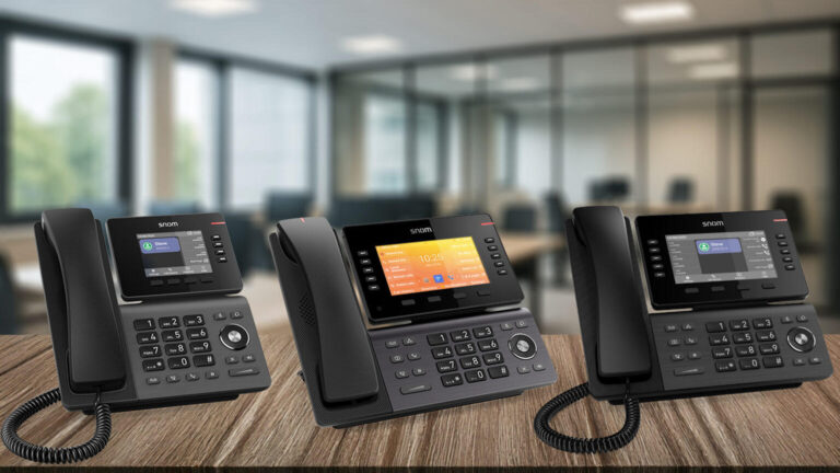 Snom präsentiert neue Modelle der D8xx-Serie 7 Snom