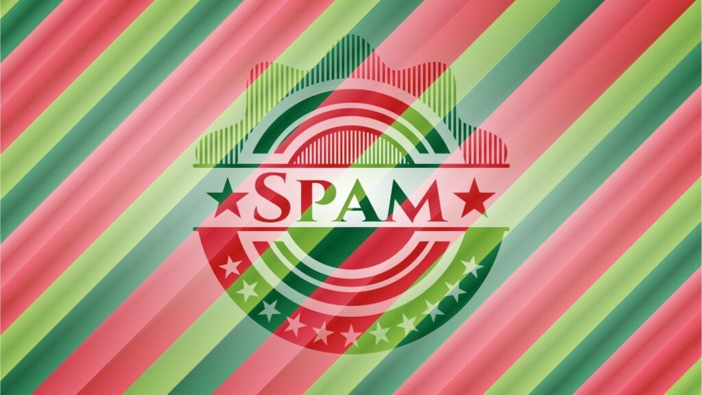 E-Mail-Spam-unterm-Weihnachtsbaum