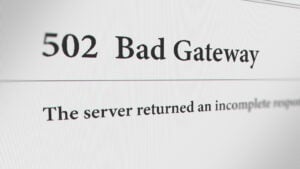 502 Bad Gateway