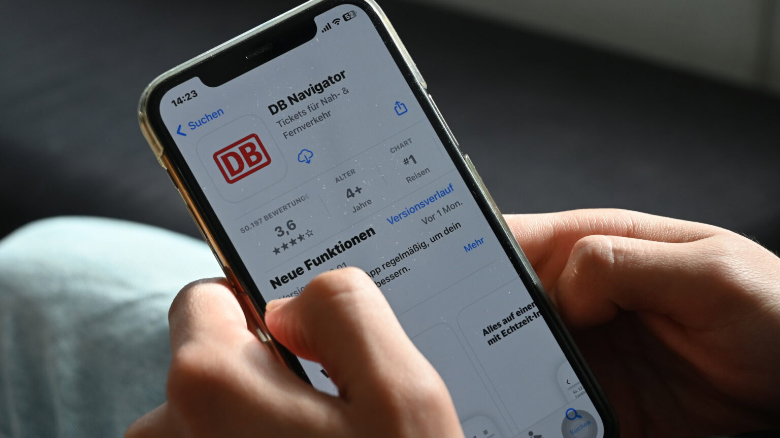 Erneut Störung bei DB Navigator und Deutsche Bahn-Website