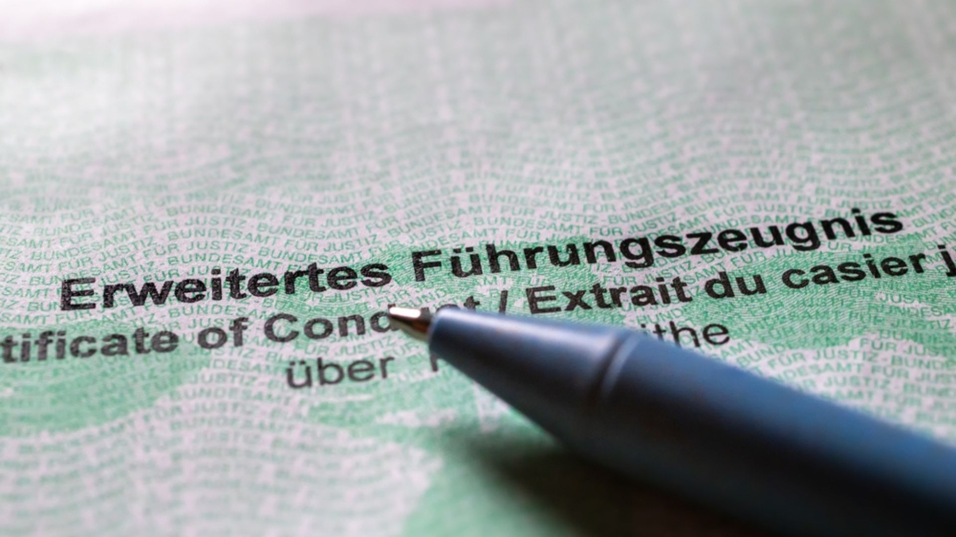 Führungszeugnis wird digital 1 Führungszeugnis