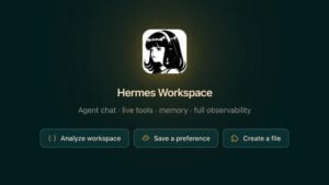 Hermes Agent Workspace Bildquelle: Screenshot / Hermes Workspace