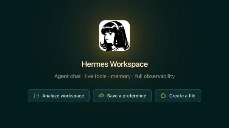 Hermes Agent als Alternative zu OpenClaw 2 Hermes Agent Workspace Bildquelle: Screenshot / Hermes Workspace