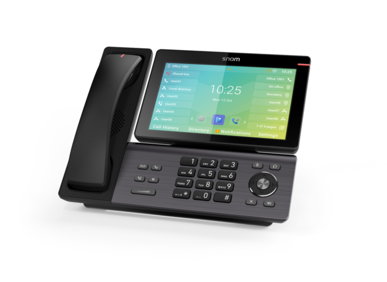 Snom erweitert D8xx-Serie mit neuem Premium-IP-Telefon 2 Snom D895M © 2026 Snom Technology GmbH