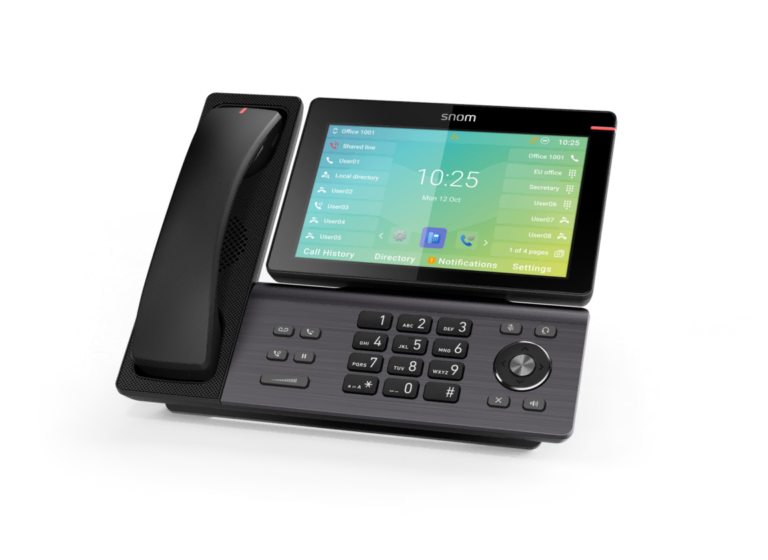 Snom erweitert D8xx-Serie mit neuem Premium-IP-Telefon 3 Snom D895M © 2026 Snom Technology GmbH