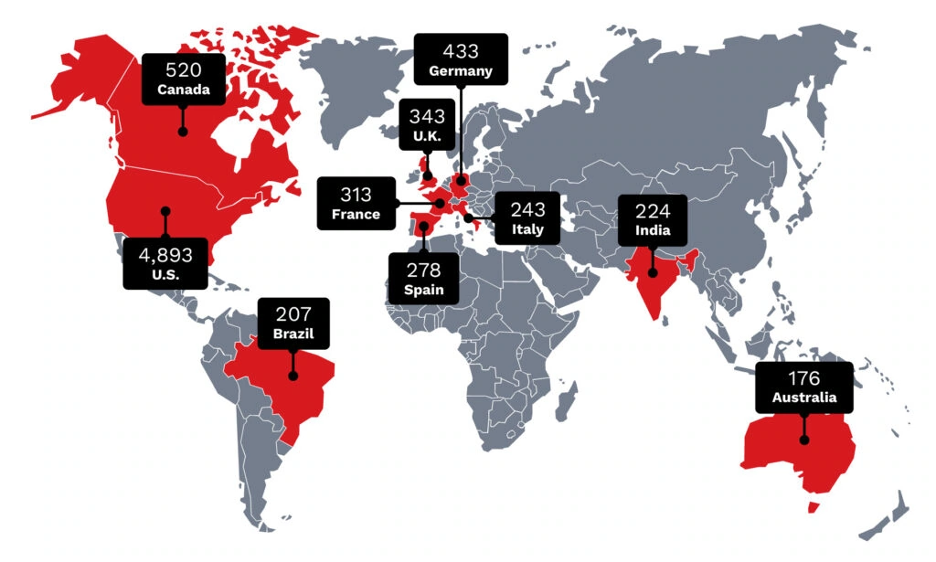 Ransomware-Angriffe steigen: Deutschland weltweit auf Platz drei 1 2026 cyber risk report fig11