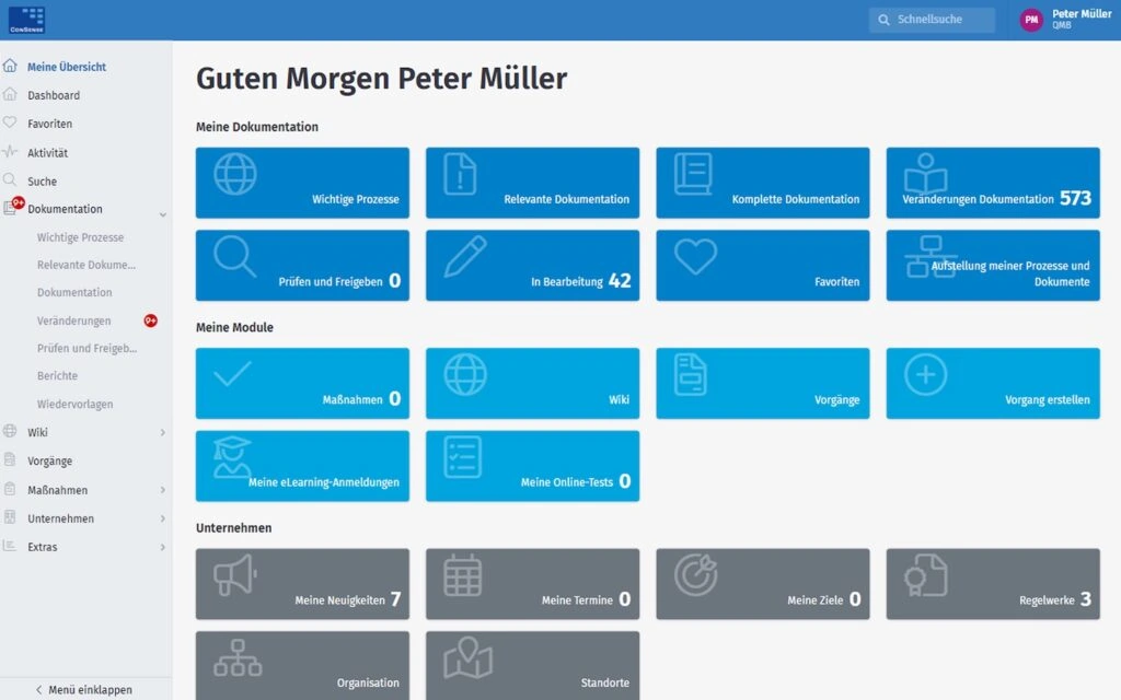 Wie sich mit einem ISMS Sicherheitskultur im Unternehmen etablieren lässt 4 Übergreifend denken: Ein ISMS, eingebettet in ein
Integriertes Managementsystem wie ConSense IMS, schafft Synergien
(Bildquelle: ConSense GmbH)