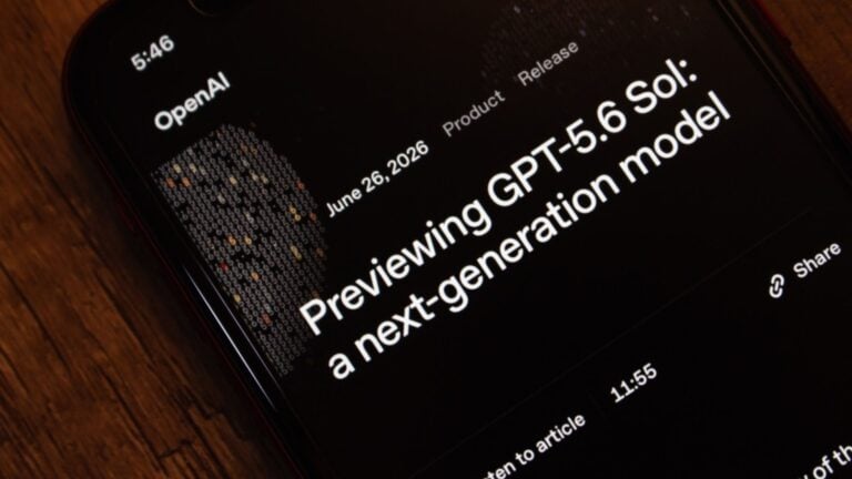 OpenAI-Modell GPT-5.6 löscht versehentlich Nutzerdateien 1 GPT 5.6 Sol Bildquelle: Koshiro K / Shutterstock.com