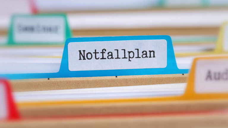 Notfallpläne enden zu oft dort, wo Abhängigkeiten beginnen 5 Notfallplan