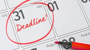 Deadline Juli