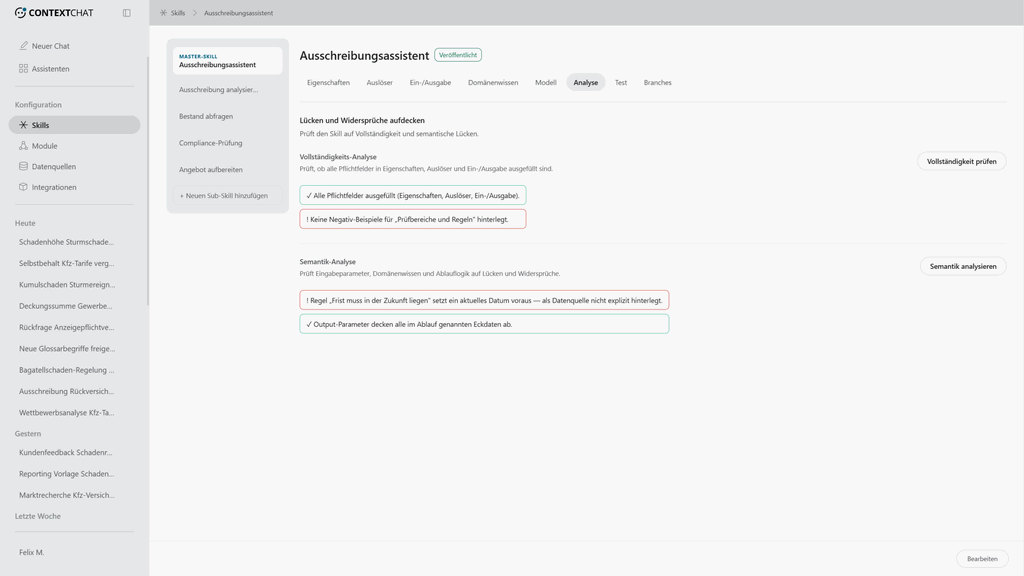 moresophy bringt KI-Plattform ContextChat 2.0 1 contextchat skills analyse scaled 1